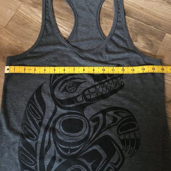 Canadian Werewolf Cotton Blend Racerback Tank Top - Picture 8 of 13